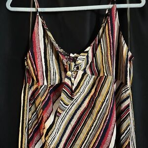 Striped Multicolor Women's maxi dress
